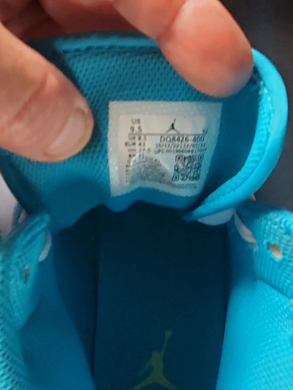 Jordan or clean contrast